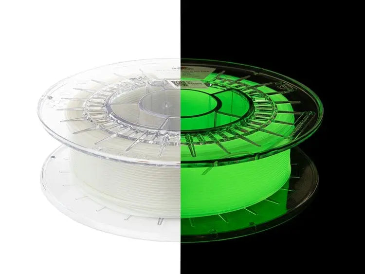 Amarillo-Verde - Filamento Spectrum PET-G que brilla en la oscuridad - 1,75 mm, 1 kg