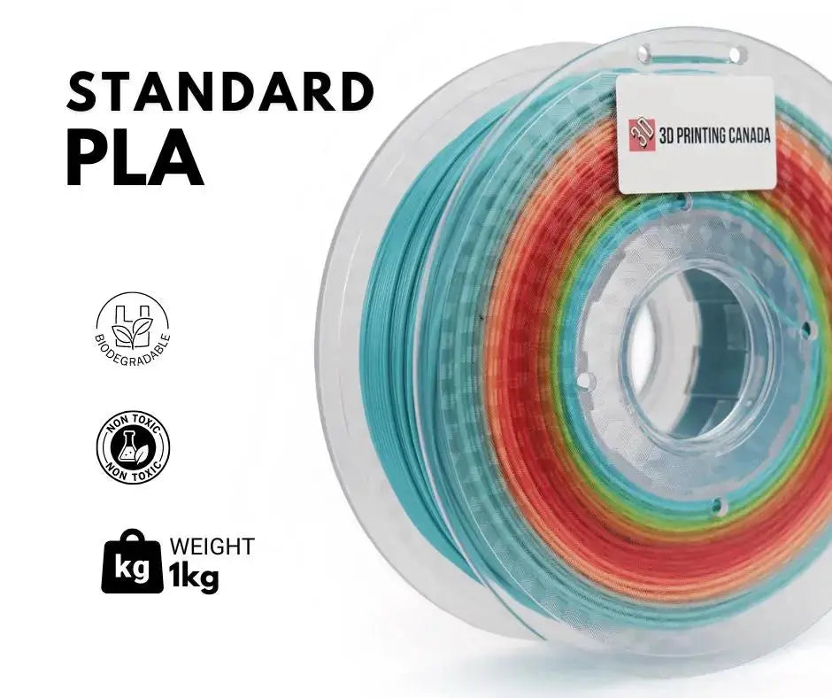 Yellow - Standard PLA Silk Filament - 1.75mm, 1kg