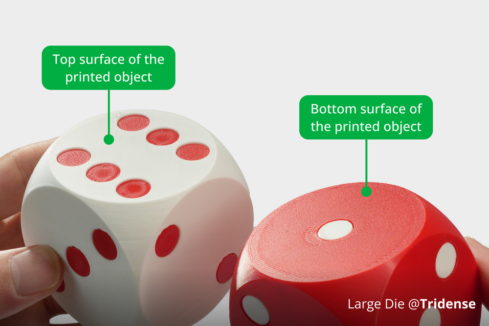 Smooth matte bottom surface feature image