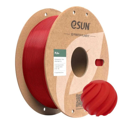 Fire Engine Red - eSun PLA+ Filament - 1.75mm, 1kg
