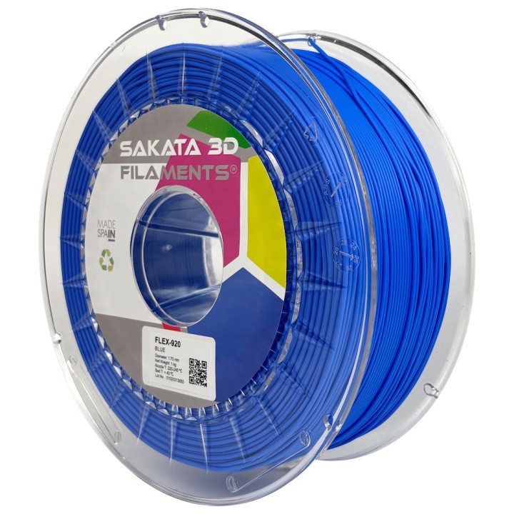 FleX-920 Blue Flexible Filament 1kg - Sakata 3D