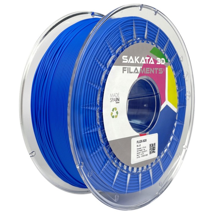 FleX-920 Blue Flexible Filament 1kg - Sakata 3D