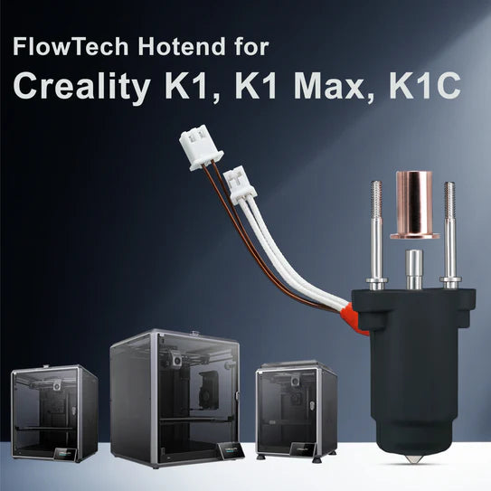 Micro Swiss FlowTech™ Hotend for Creality K1 Max (Newer Style Hotend Only)