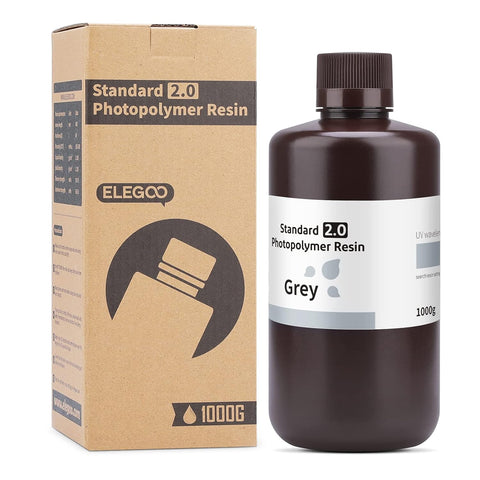 ELEGOO Grey Standard 2.0 Resin 1000g