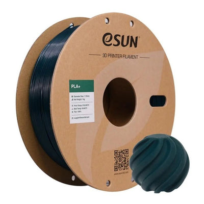 Verde - filamento eSun PLA+ - 1,75 mm, 1 kg