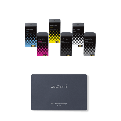 eufyMake Ink and Cleaning Cartridge Kit for E1 UV Printer (full set)
