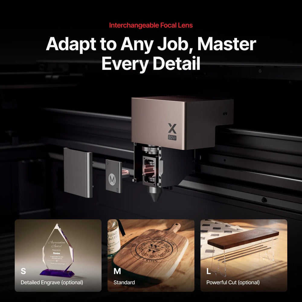 xTool P3 80W CO2 Laser Cutter with Intelligent Automation xTool