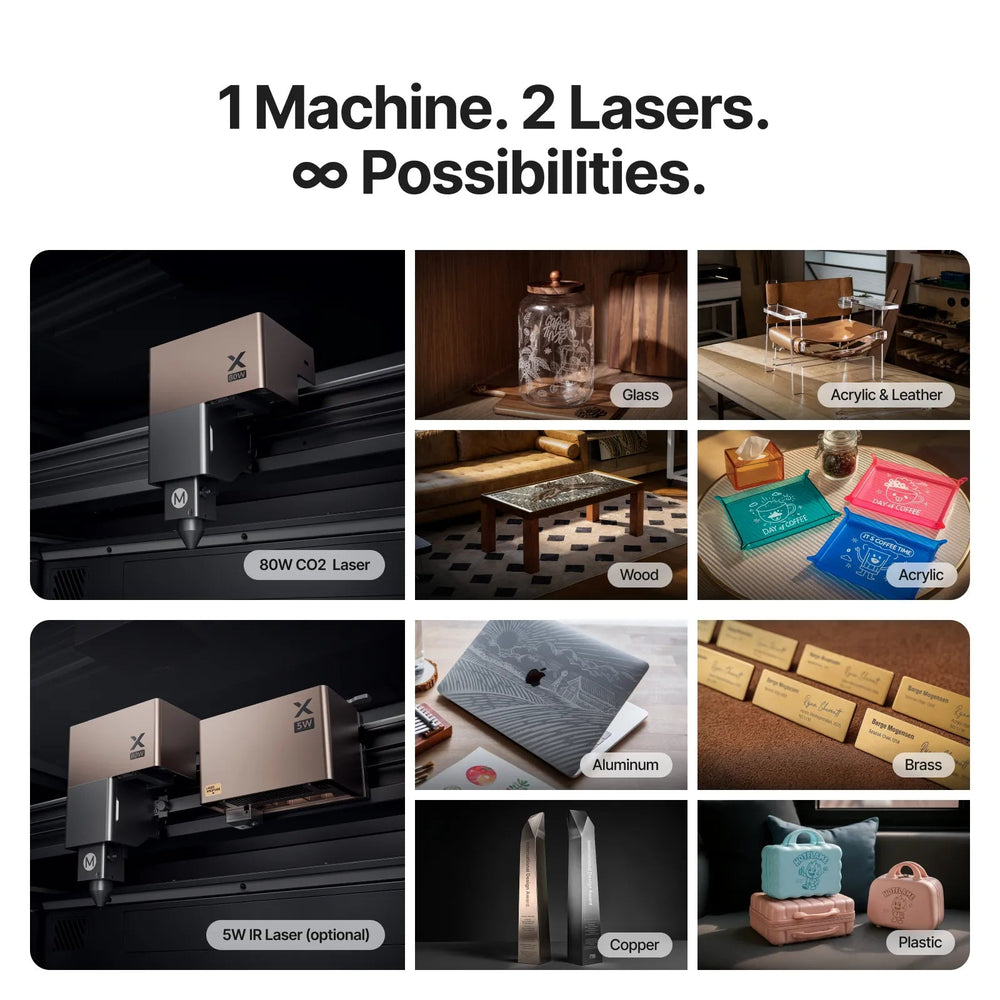 xTool P3 80W CO2 Laser Cutter with Intelligent Automation xTool