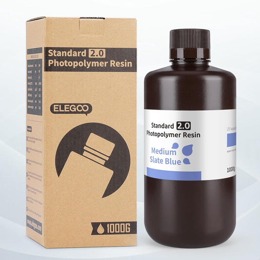 ELEGOO Medium Slate Blue Standard 2.0 Resin 1000g