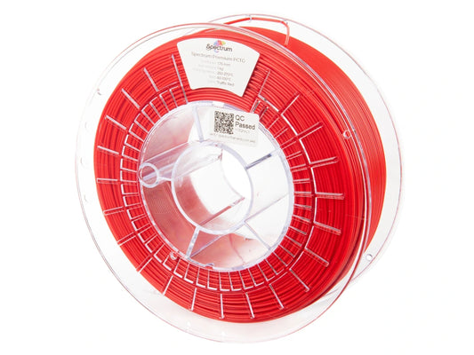 Rojo tráfico - Filamento PCTG Spectrum Premium de 1,75 mm - 1 kg