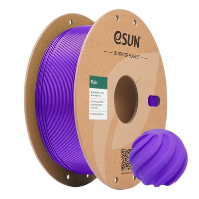 Morado - Filamento eSun PLA+ - 1,75 mm, 1 kg