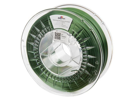 Verde tropical - Filamento PLA Spectrum Silk de 1,75 mm - 1 kg