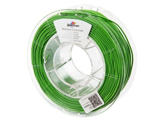 Verde lima - Filamento Spectrum S-Flex 90A de 1,75 mm - 0,25 kg