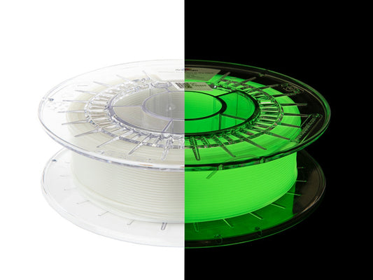 Yellow-Green - 1.75mm Spectrum PET-G Glow in the Dark Filament - 1 kg