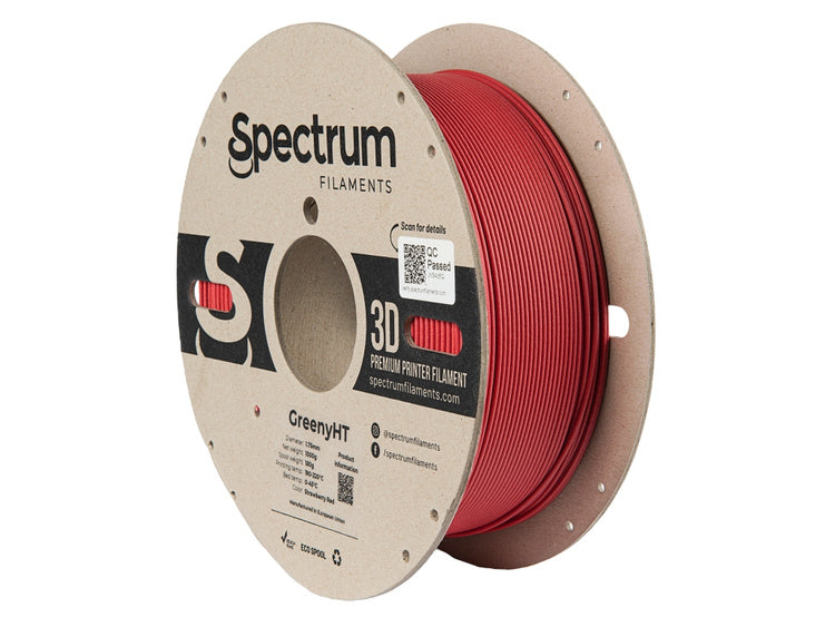 Strawberry Red - 1.75mm Spectrum GreenyHT PLA Filament - 1 kg