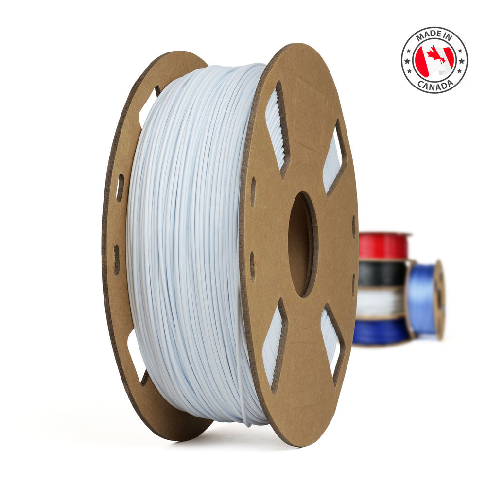 White - Canadian-made PETG+ Filament - 1.75mm, 1 kg