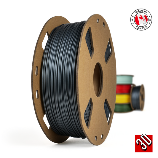 Silver - Canadian-made PLA+ Filament - 1.75mm, 1 kg