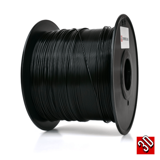 Negro - Filamento PLA estándar - 1,75 mm, 2 kg 