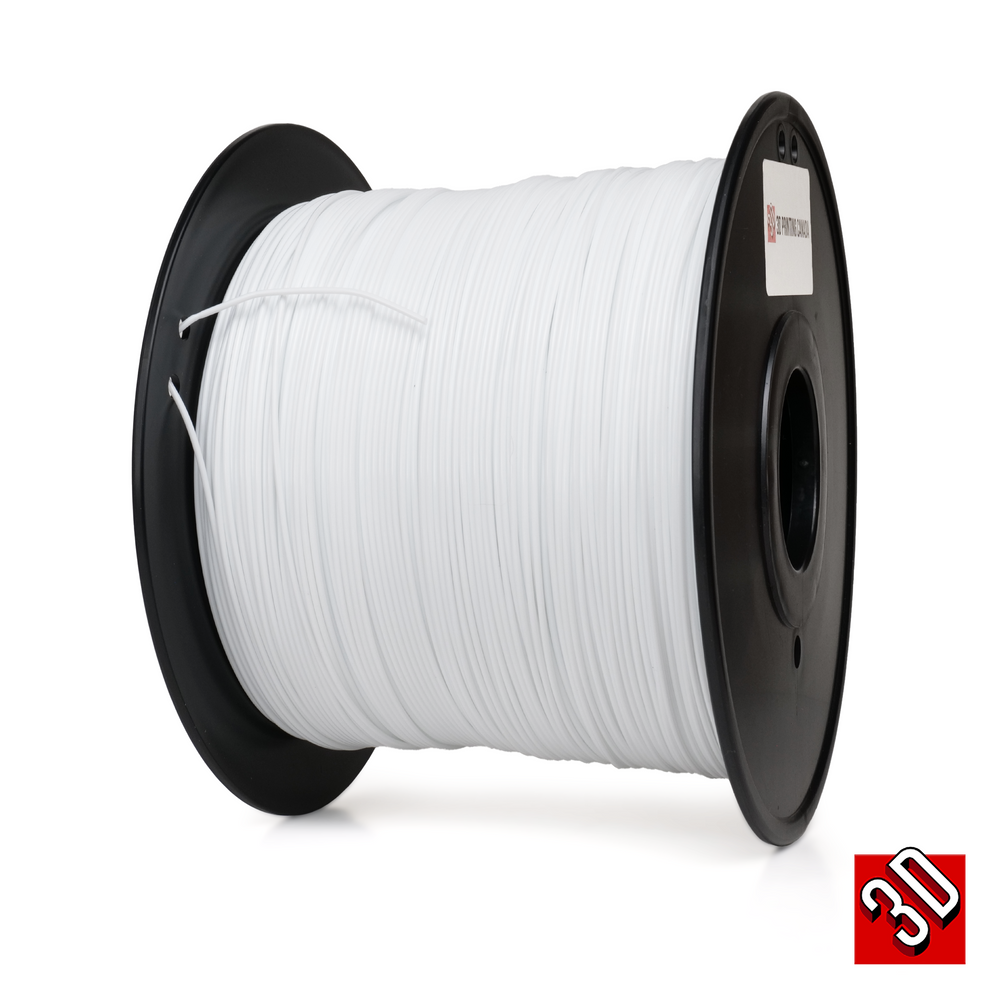 Blanco - Filamento PLA estándar - 1,75 mm, 2 kg 