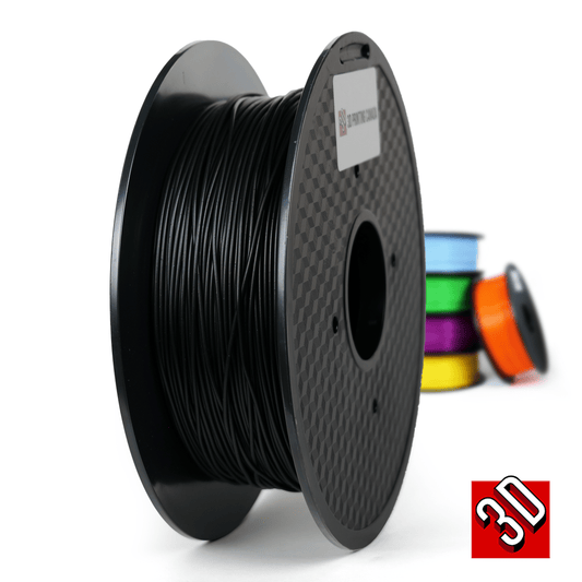 Negro - Filamento estándar TPE85A - 1,75 mm, 0,5 kg