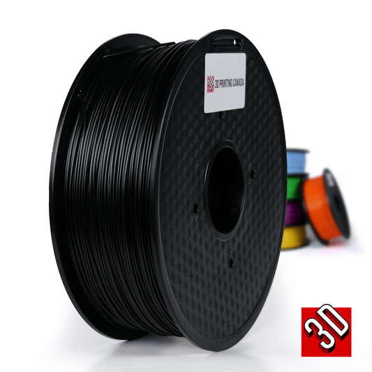 Negro - Filamento ABS estándar - 1,75 mm, 1 kg