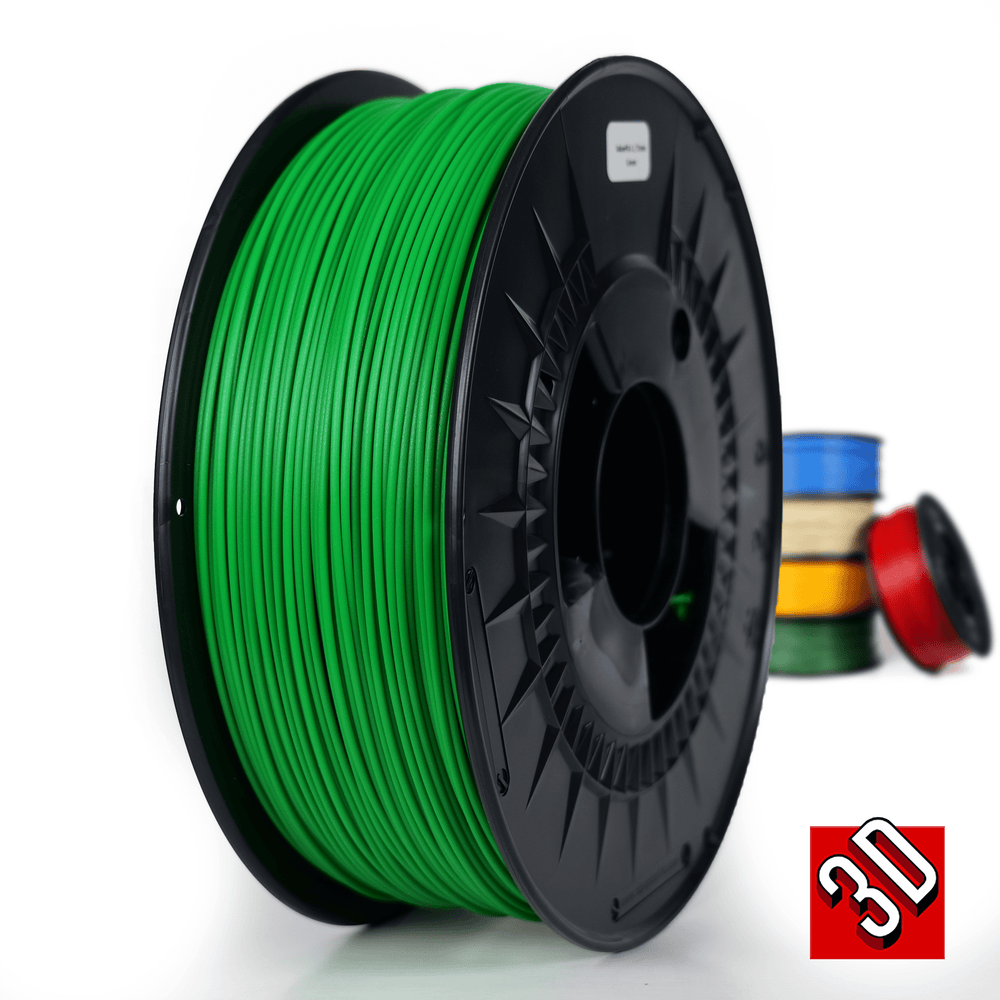 Verde - Filamento PLA económico - 1,75 mm, 4,5 kg 