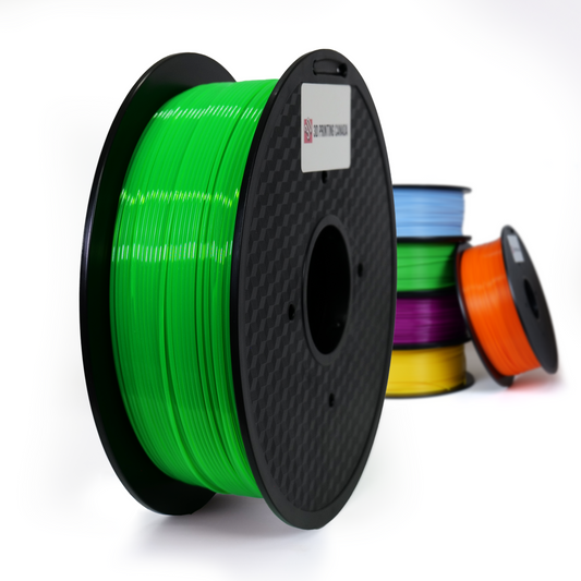 Verde transparente - Filamento PLA estándar - 1,75 mm, 1 kg 
