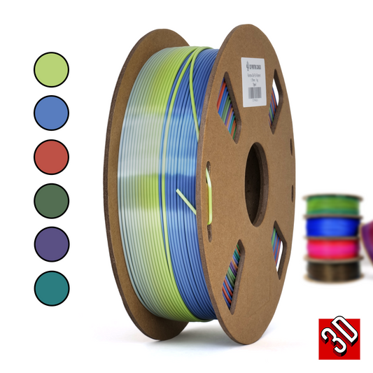 Type I - Rainbow Silk PLA Filament - 1.75mm, 1 kg