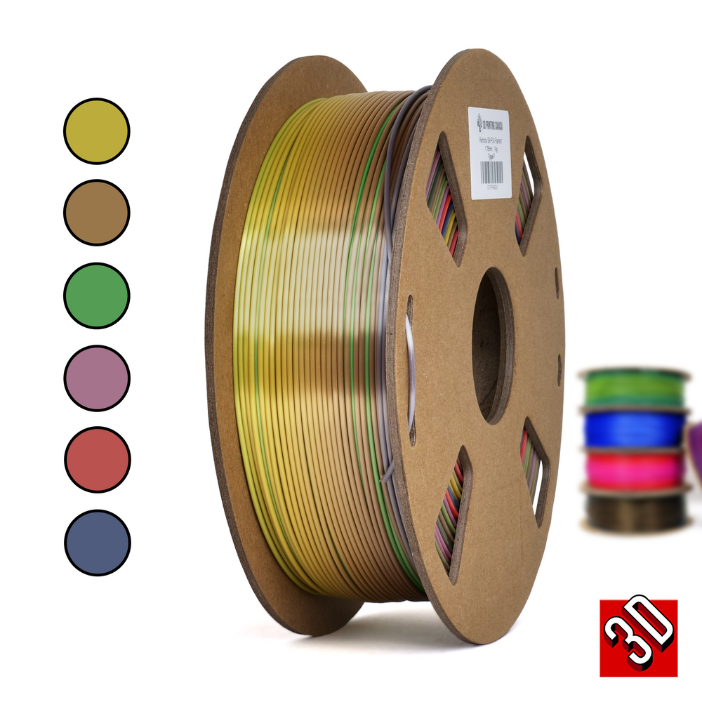 Tipo F - Filamento PLA Rainbow Silk - 1,75 mm, 1 kg