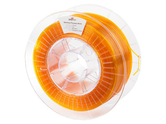 Amarillo Transparente - Filamento PETG Spectrum 1.75mm - 1 kg