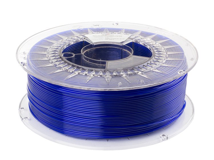 Azul Transparente - Filamento PETG Spectrum 1.75mm - 1 kg