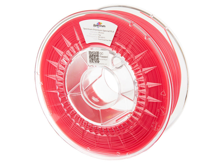 Rojo Termoactivo - Filamento Especial Spectrum PLA 1.75mm - 1 kg