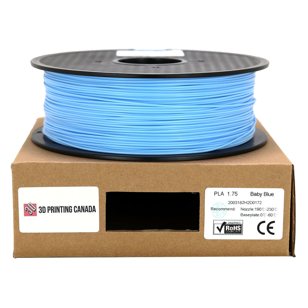 Baby Blue - Filamento PLA estándar - 1,75 mm, 1 kg 