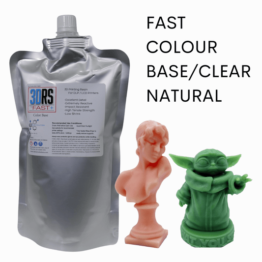 Base de color (transparente/natural) - 3D Resin Solutions FAST+ V2 - 1 kg 