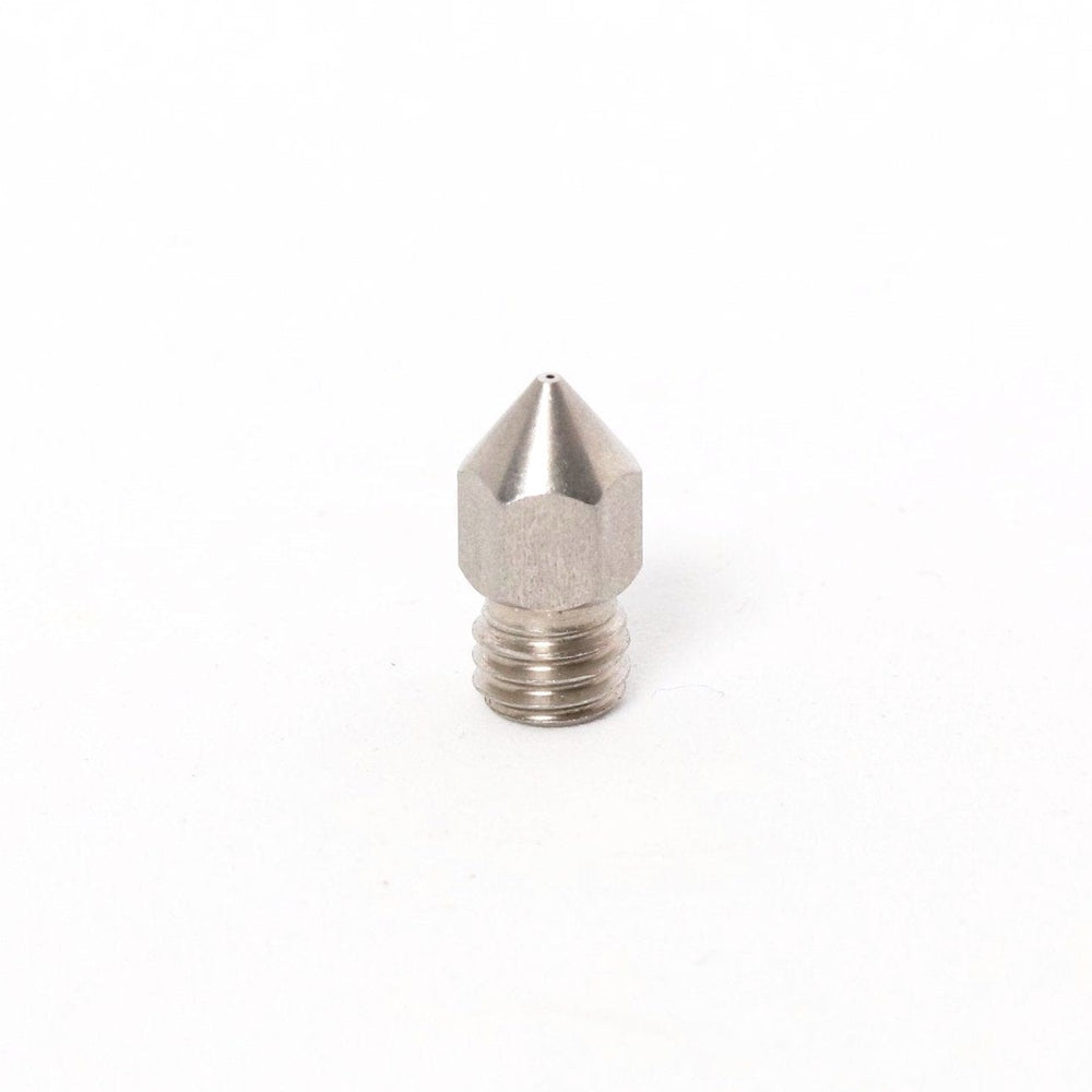 Boquilla de acero inoxidable MK8 de 1,75 mm a 0,3 mm (longitud de rosca de 5 mm)