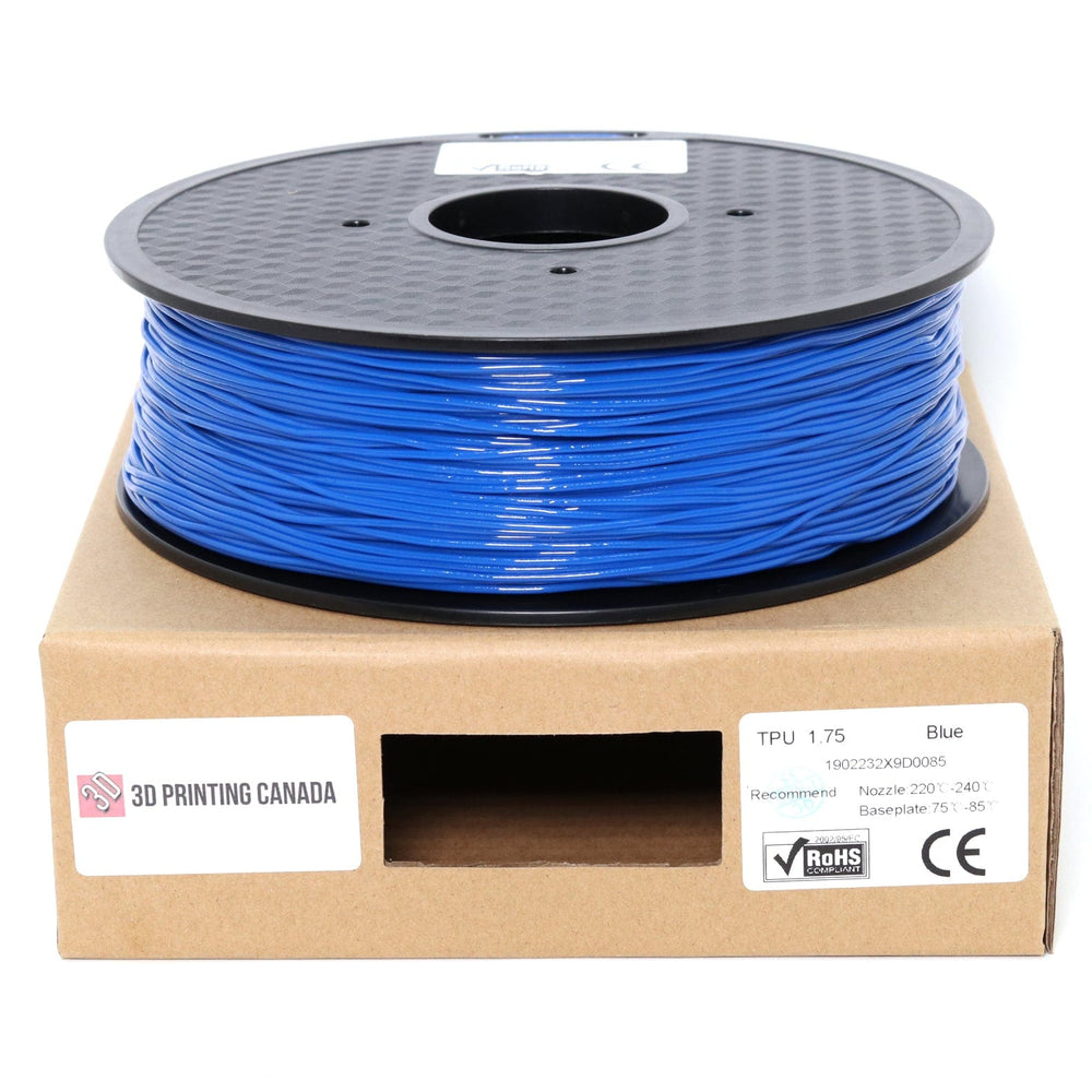 Blue - Standard TPU Filament - 1.75mm, 1kg