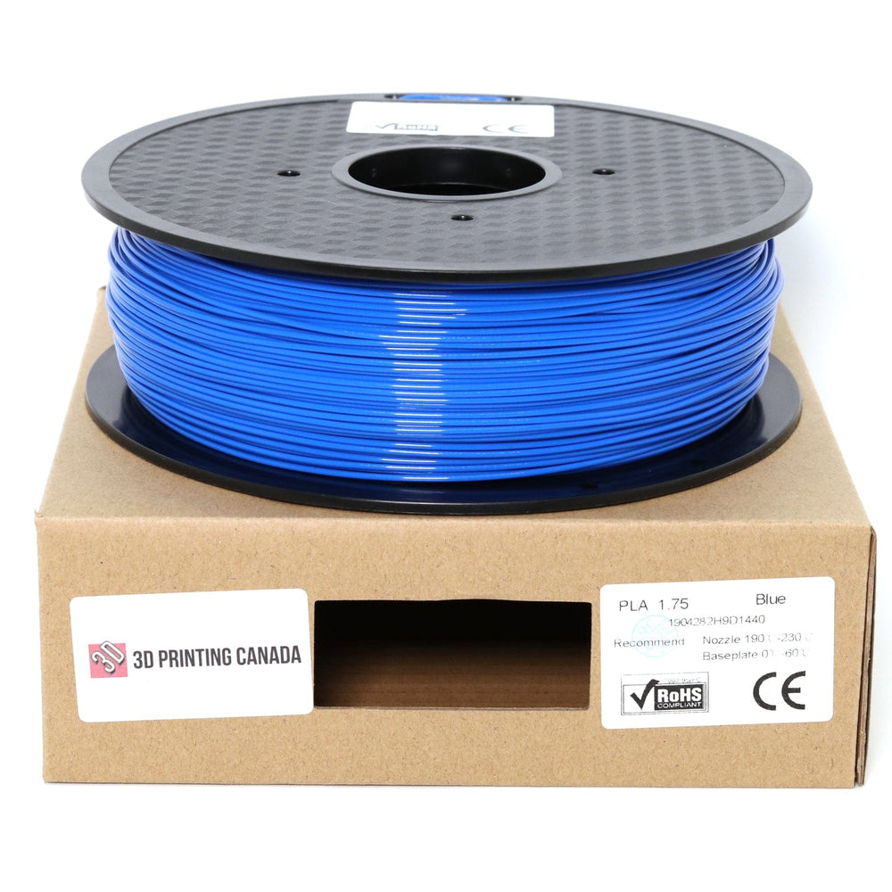Azul - Filamento PLA estándar - 1,75 mm, 1 kg 
