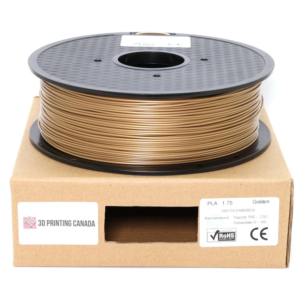 Dorado - Filamento PLA estándar - 1,75 mm, 1 kg 