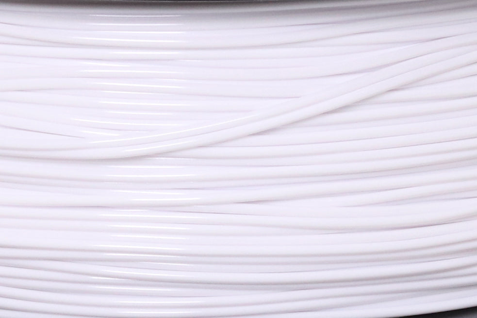 White - Standard PETG Filament - 1.75mm, 1kg