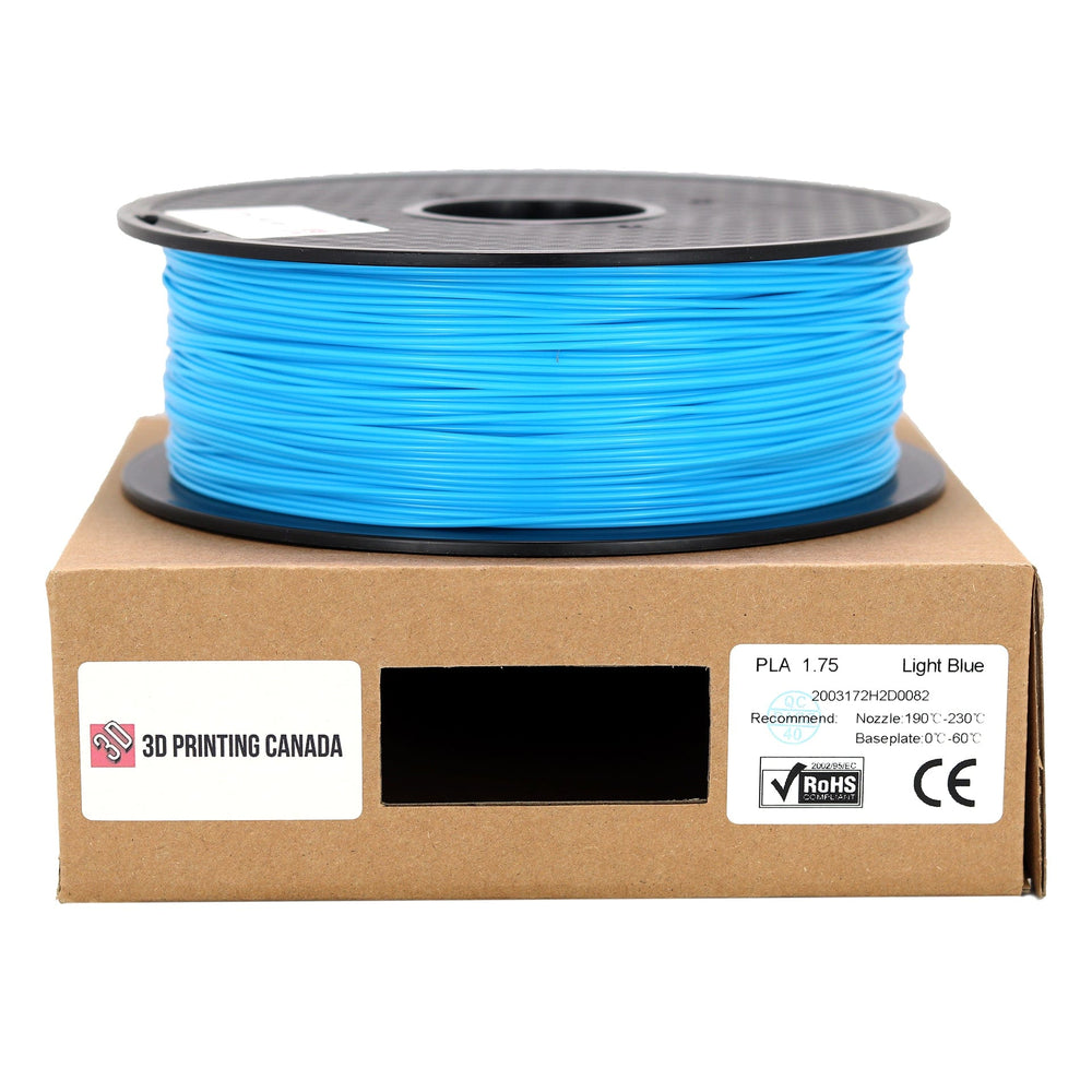 Azul Claro - Filamento PLA Estándar - 1.75mm, 1kg 