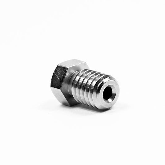 Boquilla RepRap resistente al desgaste chapada en Micro Suiza - Rosca M6 1,75 mm 0,8 mm