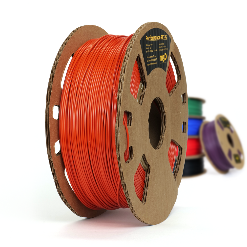 Orange - 1.75mm Matter3D Performance PETG Filament - 1 kg