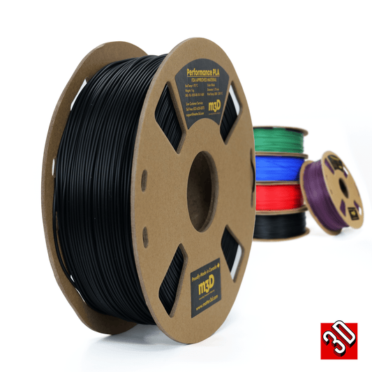 Negro - Filamento ABS Matter3D Performance de 1,75 mm - 1 kg