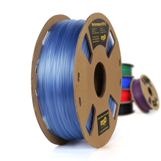 Azul transparente - Filamento PETG Matter3D Performance de 1,75 mm - 1 kg