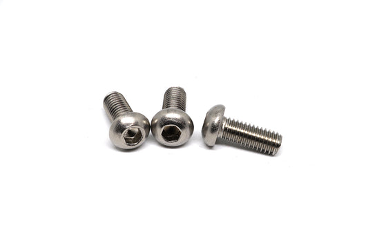 Stainless Steel Metric Thread Button Head Cap Screw (10 Pack)